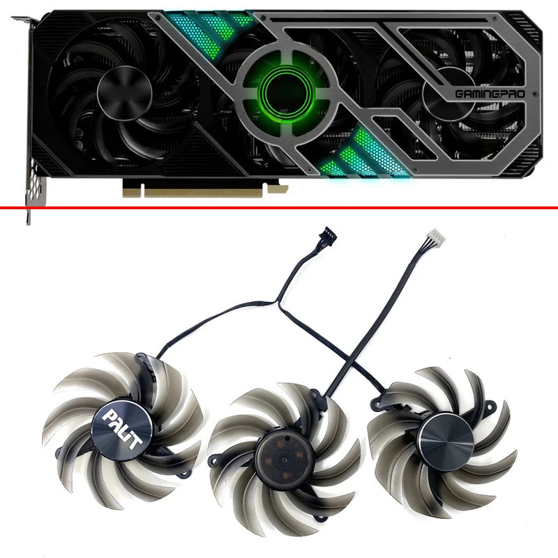 พัดลมระบายความร้อนใหม่ 85 มม.4pin สําหรับ PALLIT RTX3090 3080 3070 3060 RTX 3060TI 3070TI 3080TI Gam