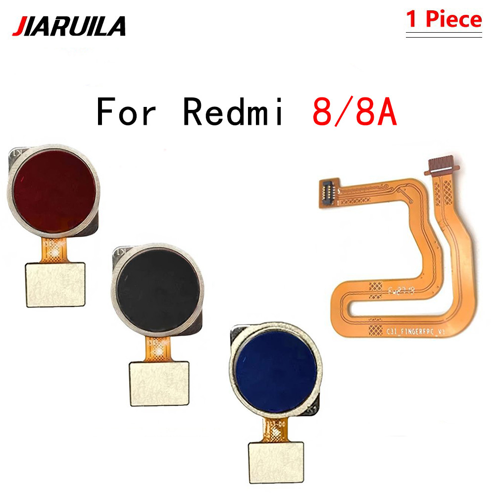 สําหรับ Redmi 8 8A เครื่องสแกนลายนิ้วมือ Touch ID ปุ่ม Home Connecter Flex Cable