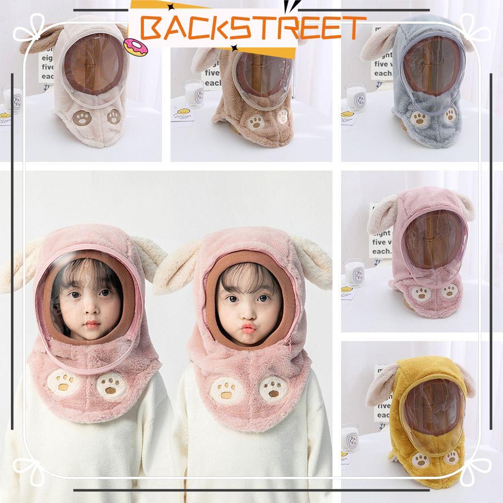 BACKSTAGE Fur Windproof Hats Outdoors Ear Protection Winter Warm Snow Hat