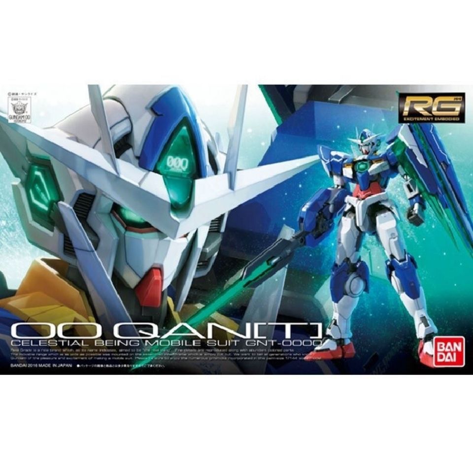 กล่องกล่องเสียหาย Bandai RG 21 1/144 Quantum 00 Dare OOQ ประกอบของเล่นกันดั้ม