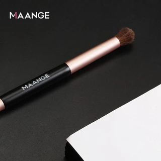 MAANGE แปรงแต่งหน้า 2 In 1 นุ่มและสะดวกการออกแบบแปรงอายแชโดว์สองหัวสําหรับแต่งหน้าตาต้องการ