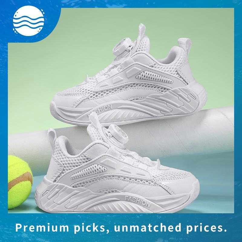 Kids White Sneakers Boy School Shoes