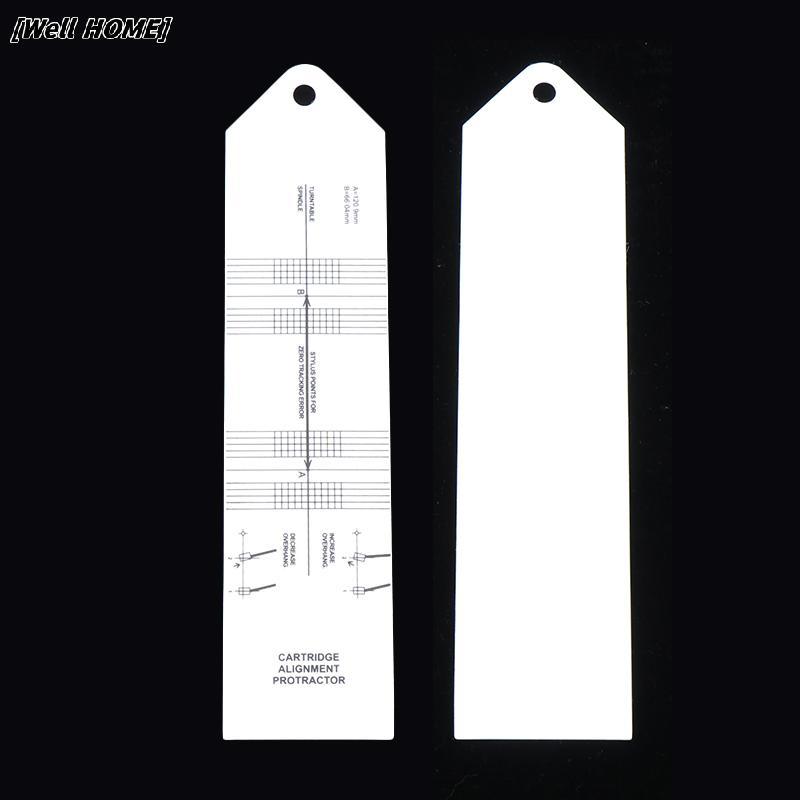 [Well HOME] Turntable Phonograph Piup Cartridge Adjustment Ruler Calibration Gauge LP Stylus Alignment Progector Tool สต็อกใหม่