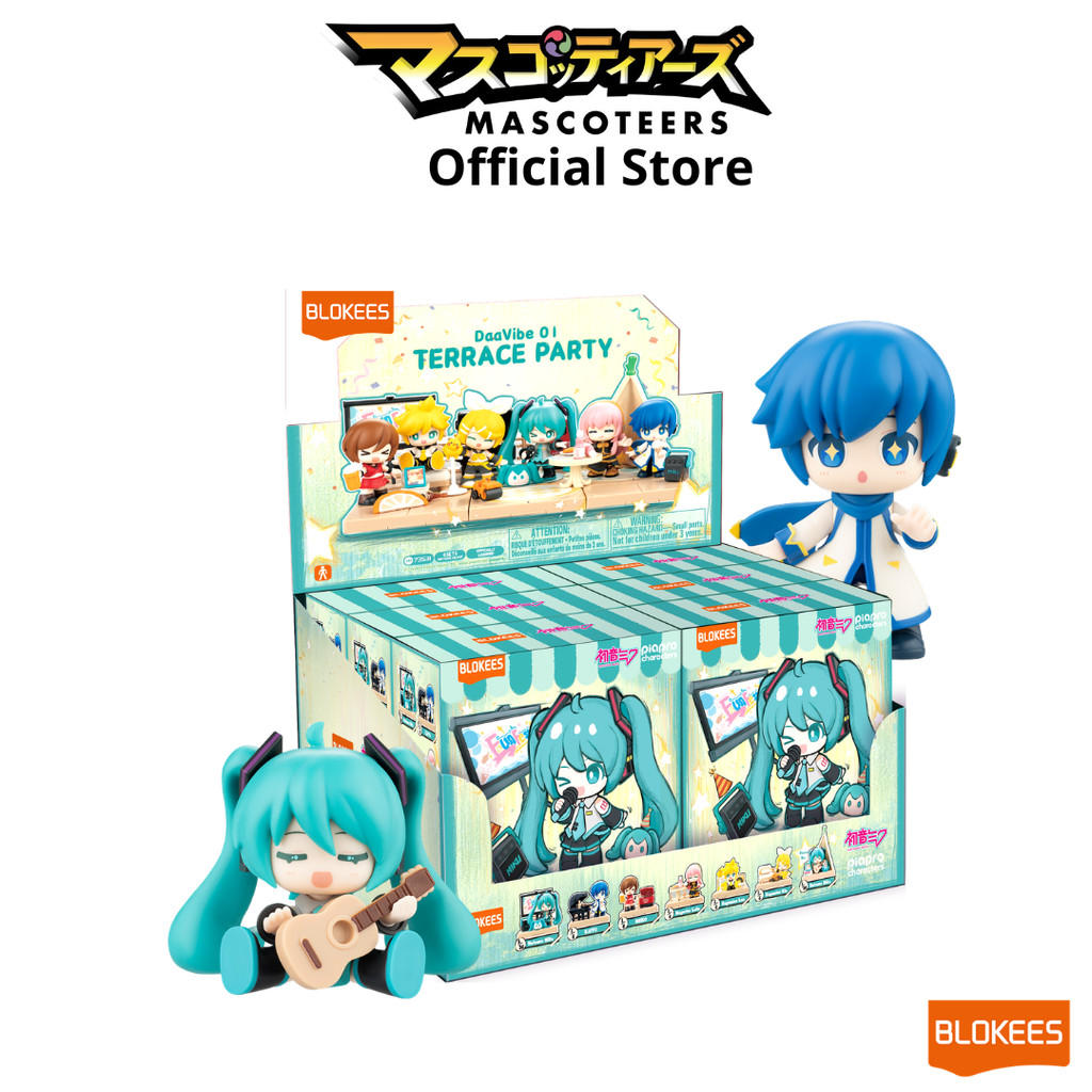 Blokees กล่องสุ่ม(เดี่ยว) - Hatsune Miku 73531 - Vibe Series - Hatsune Miku Terrace House ของแท้ นำเข้า 100%