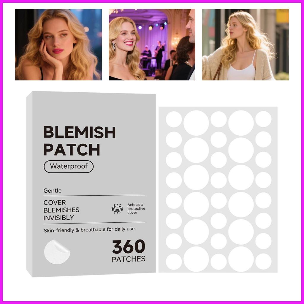 Pimples Patch 360 ชิ้น Skin Care Covering Strips Zit Patch สําหรับ Skin Beauty Girls Women Men Daily