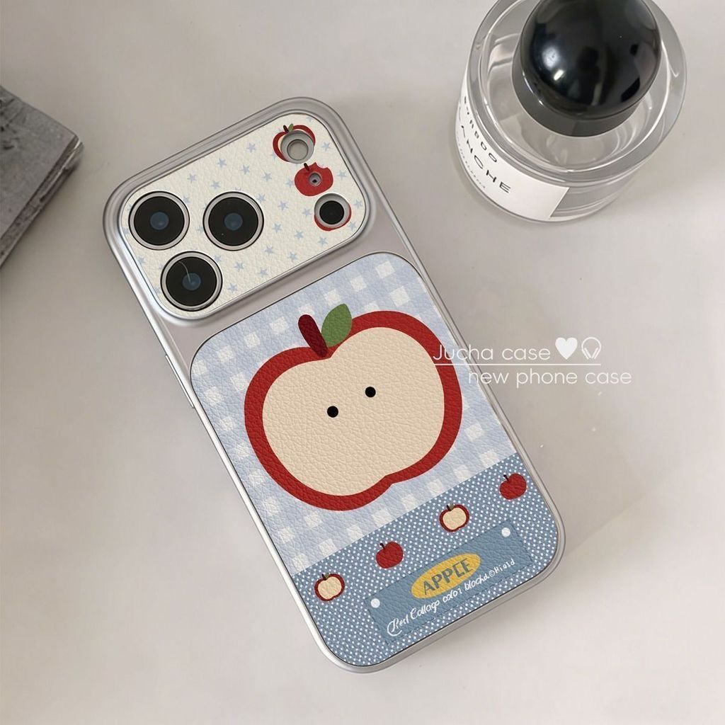 ตรวจสอบผลไม้เคสโทรศัพท์รูปแบบหนังเข้ากันได้ ไอโฟน 13โปรแม็กซ์ พรีเมี่ยม14มือโปร 16บวก แฟชั่น13 17โปรแม็กซ์ สไตล์ใหม่14บวก15โปรแม็กซ์ 16 กันกระแทกทนกร