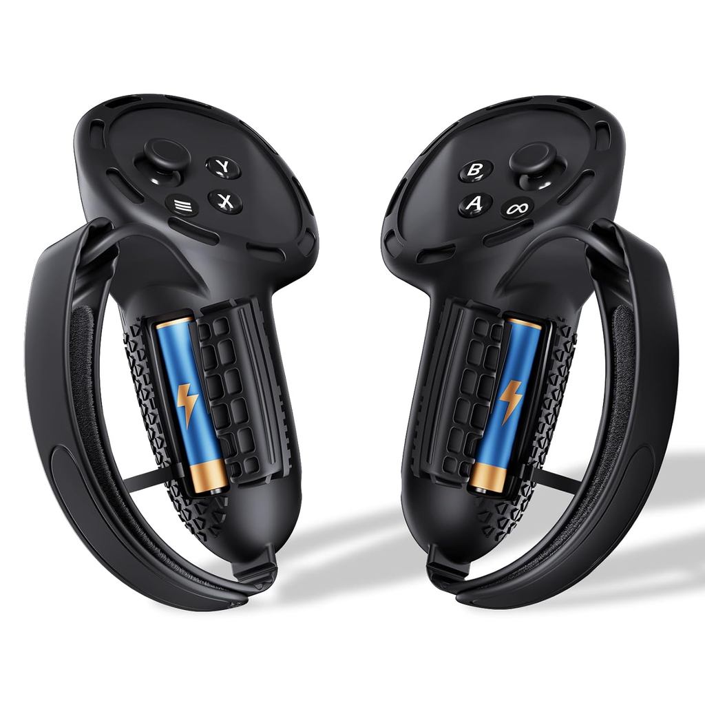 SUPERUS อัพเกรด Controller Grips ฝาครอบใช้งานร่วมกับ Meta Quest 3S/Quest 3 อุปกรณ์เสริม, ที่จับคอนโท