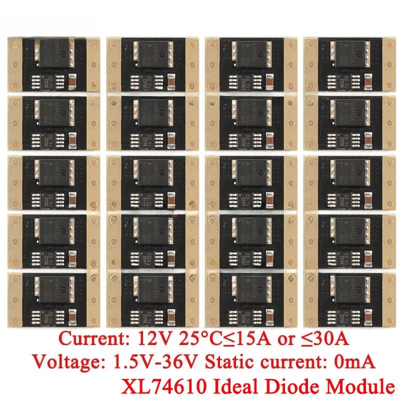 10 ชิ้น/5 ชิ้น 1.5 V-36 V 0mA 15A/30A XL74610 Ideal Diode โมดูล Adopts LM74610 ทุ่มเทจําลอง Ideal Di