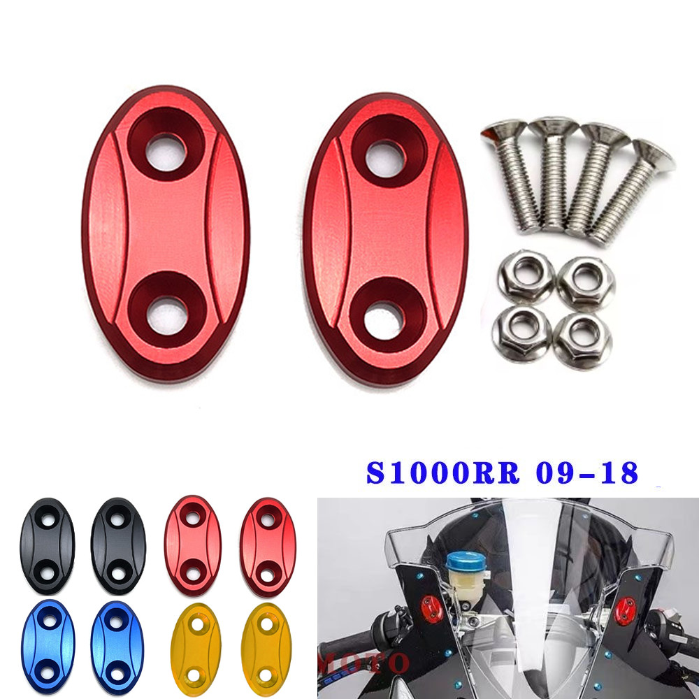 S 1000 RR 09-18 รถจักรยานยนต์ CNC กระจกกระจกมองหลังฝาครอบสําหรับ BMW S1000RR S 1000RR 2009-2018