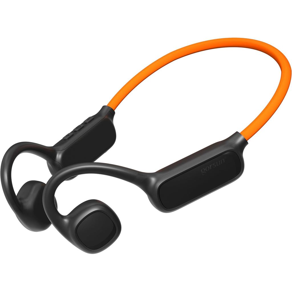 หูฟังเปิดหู, หูฟัง Air Conduction Bluetooth 5.4, หูฟังไร้สายพร้อม LED Beacon String, เวลาเล่น 10 ชม.