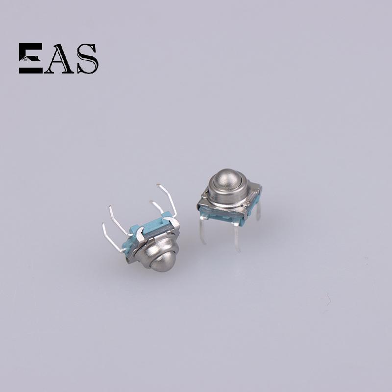 [EA] 10 ชิ้น TS-F007 7*7 โลหะลูกเหล็กรีเซ็ตสวิทช์ DIP ประเภท 4 พินสวิทช์สัมผัส TH