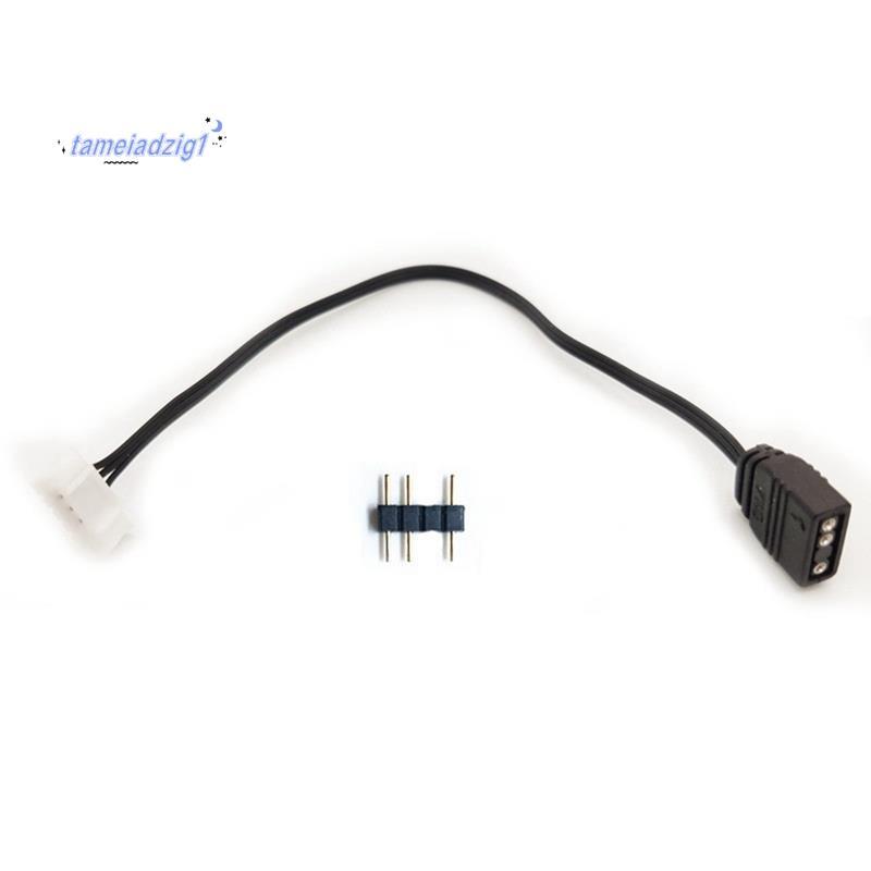 6Pin ถึง 5V ARGB 3Pin สายแปลงสําหรับตัวควบคุมพัดลมสําหรับตัวเชื่อมต่อตัวควบคุมพัดลม