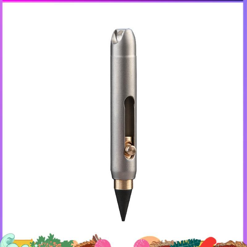 Super Titanium Alloy Inkless Pencil Titanium Inkless Pencil Eternal Desk Decor Pocket Pen forWriting
