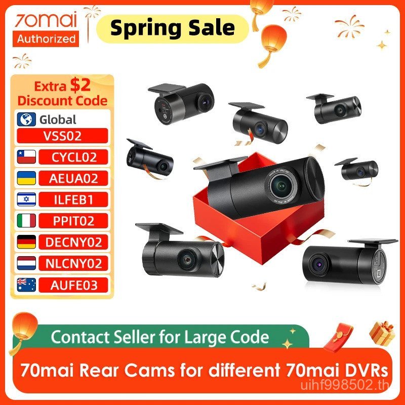 70mai กล้องหลังสําหรับ 70mai Dash Cam H1AT