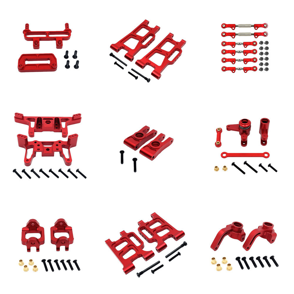 ด้านหน้าด้านหลังสวิงอาร์มพวงมาลัยถ้วยแบริ่ง C ที่นั่งสําหรับ Hyper GO MJX 1/12 12212 RC รถโลหะอัพเกร