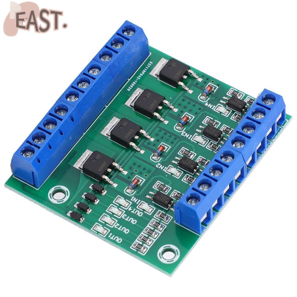 EASTS 4‐Way MOS Tube Module, 4-Channel 0~1KHZ Field Effect Tube Module, Electronic Circuit YYNMOS-4 