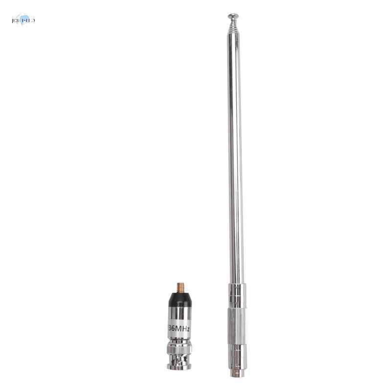 118-136MHZ BNC Telescopic Antenna กําไรสูง Airband เสาอากาศสําหรับ TH-28A TH-48A TH-78A ความถี่การบิ