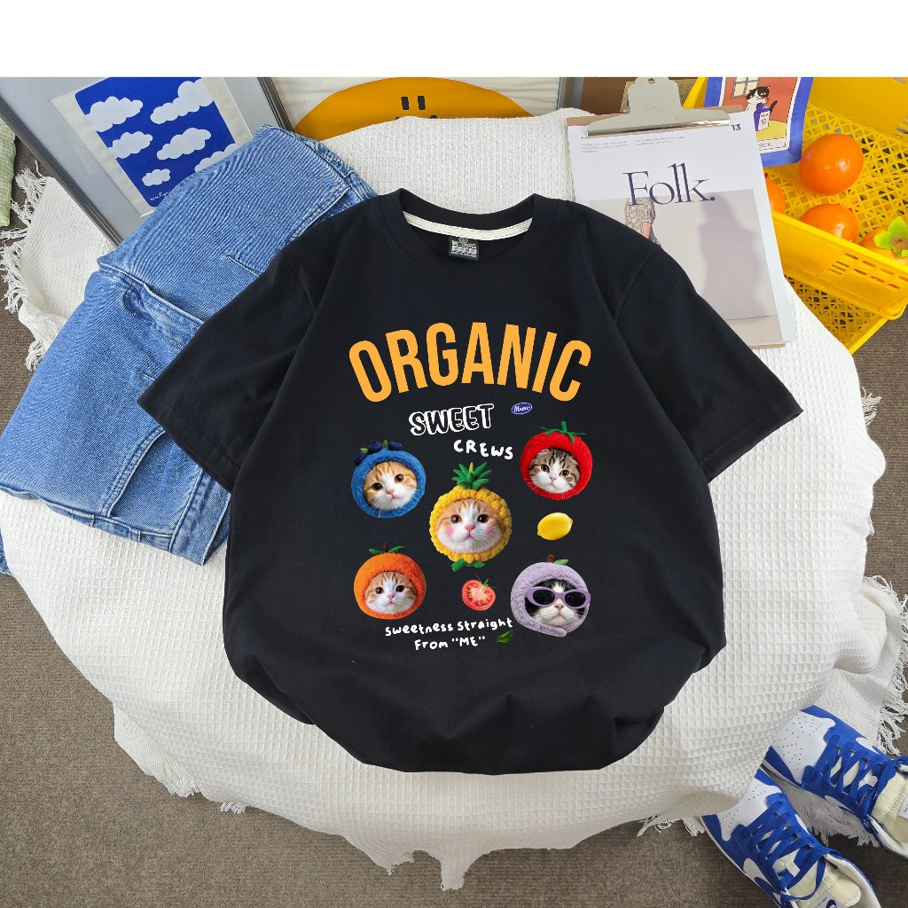 เสื้อยืดผ้าคอตตอน M-4XL พิมพ์ลาย ” Organic ” พร้อมส่ง เสื้อยืดผู้ชาย เสื้อยืดผู้หญิง เสื้อยืดคู่รัก ราคา ถูกที่สุด ดีลบีเคเค แกลเลอรีภาพที่ 9