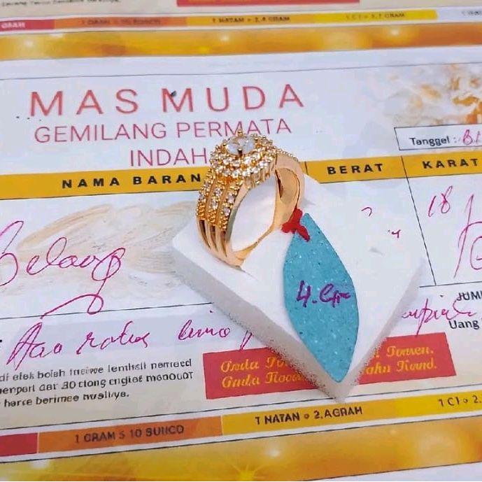 2GRAM LIGHT GOLD แหวนผู้หญิง รูปที่ 5