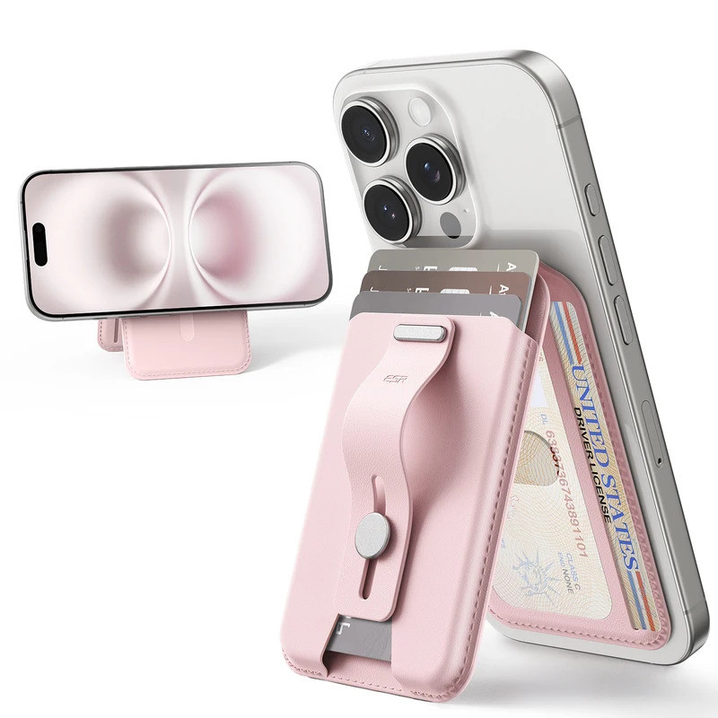 ESR สําหรับ iPhone 17/16/15/14/13 MagSafe Wallet Apple 5 Card Holder Secure Grip Finger Best Buy Mag