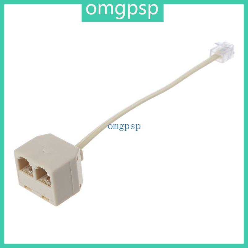 OMG Quality RJ11 ชายหญิงโทรศัพท์ Max Machine Splitter Connector Adapter
