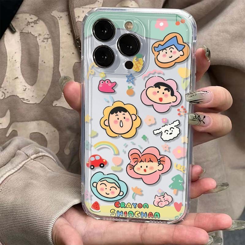 🌹SUN🌹เคสไอโฟน ศัพท์มือถือลายน่ารัก สำหรับiPhone 17 11 Pro Max 16 13 11 12 14 15 Pro Max 7 8 14 Plus X XS XR Max 7Plus