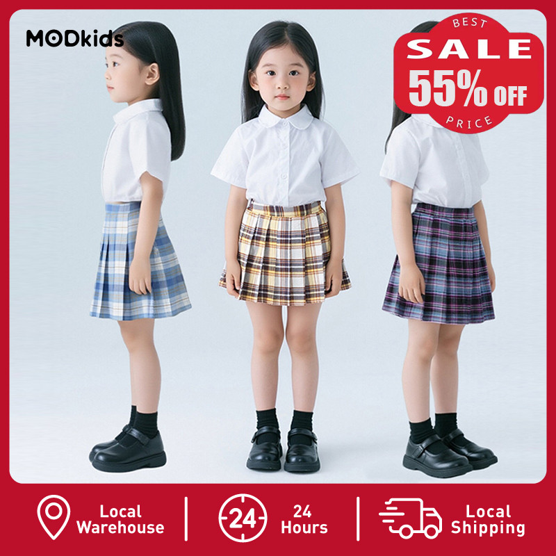 【55%OFF】🚀🚀 กระโปรงพลีตลายสก็อตโรงเรียน อายุ 5-13 ปี ทรงสวย ใส่สบาย พร้อมกางเกงในกันรั่ว #MODkids