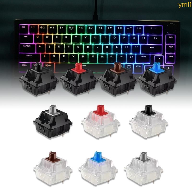 3Pins MX2A Mechanical Keyboard Switches  Brown red Blue Black Silver Optional
