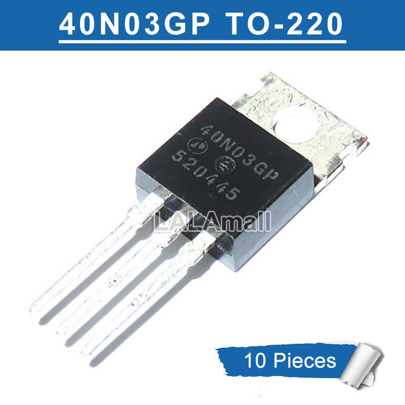 10pcs 40N03P 40N03GP TO-220 AP40N03P AP40N03GP TO220 40N03 N-channel 40A/30V MOSFET ทรานซิสเตอร์ใหม่