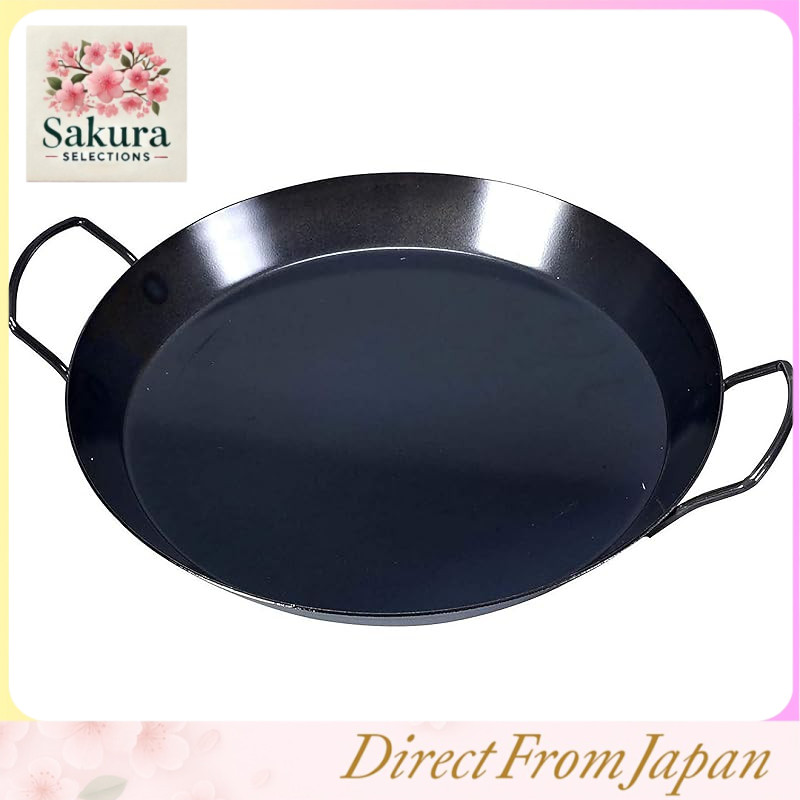 Captain Stag BBQ Charcoal Grill Iron Plate Paella Pan 28cm UG-1553