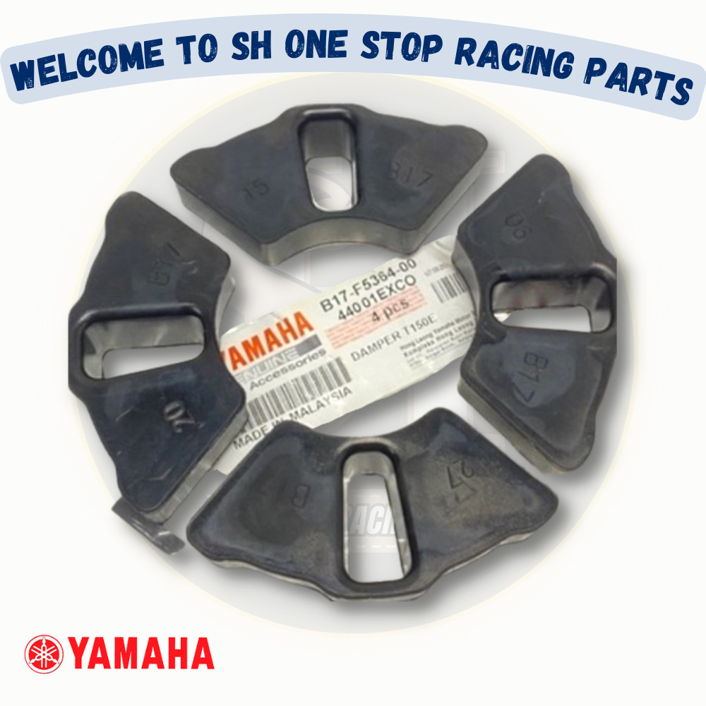ชุด 4 ชิ้น LC135 V1-V8 / RXZ / Y15/ Y16 / Y125Z (B17-F5364-00) HUB RUBBER SPROCKET