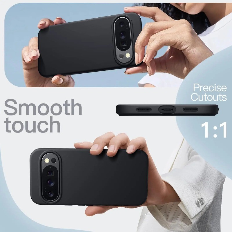 เคสโทรศัพท์สําหรับ Google Pixel 7a 7 8a 8 Pro ซิลิโคนอ่อนนุ่มโทรศัพท์ฝาหลังสําหรับ Google Pixel 10 9a 9 Pro XL Ultra Slim Liquid TPU ป้องกันเชลล์ ราคา ถูกที่สุด ดีลบีเคเค แกลเลอรีภาพที่ 7