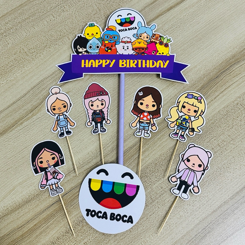 ท็อปเปอร์เค้ก Boca Toca