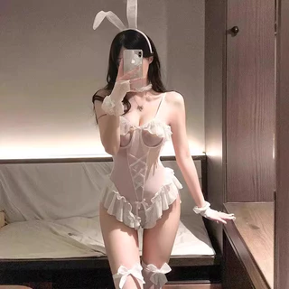 🎀sexy baby🎀ชุดนอนลูกไม้เซ็กซี่ เปลือยหน้าอก ซีทรู เปิดเป้า บอดี้สูทสุดเซ็กซี่ ดีไซน์สายรัด ชุดอ่อยแฟน ส่งไวจากไทย