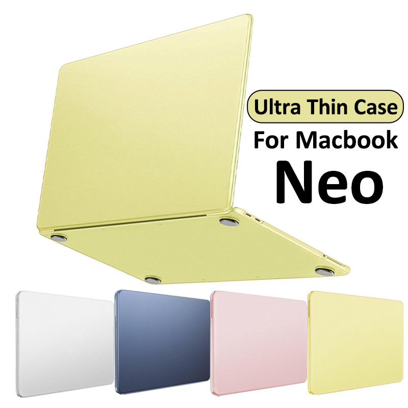 เคสเคลือบบางเฉียบสําหรับ Macbook Neo 2026 13 นิ้ว A3404 A18Pro ฝาครอบป้องกันลายนิ้วมือ
