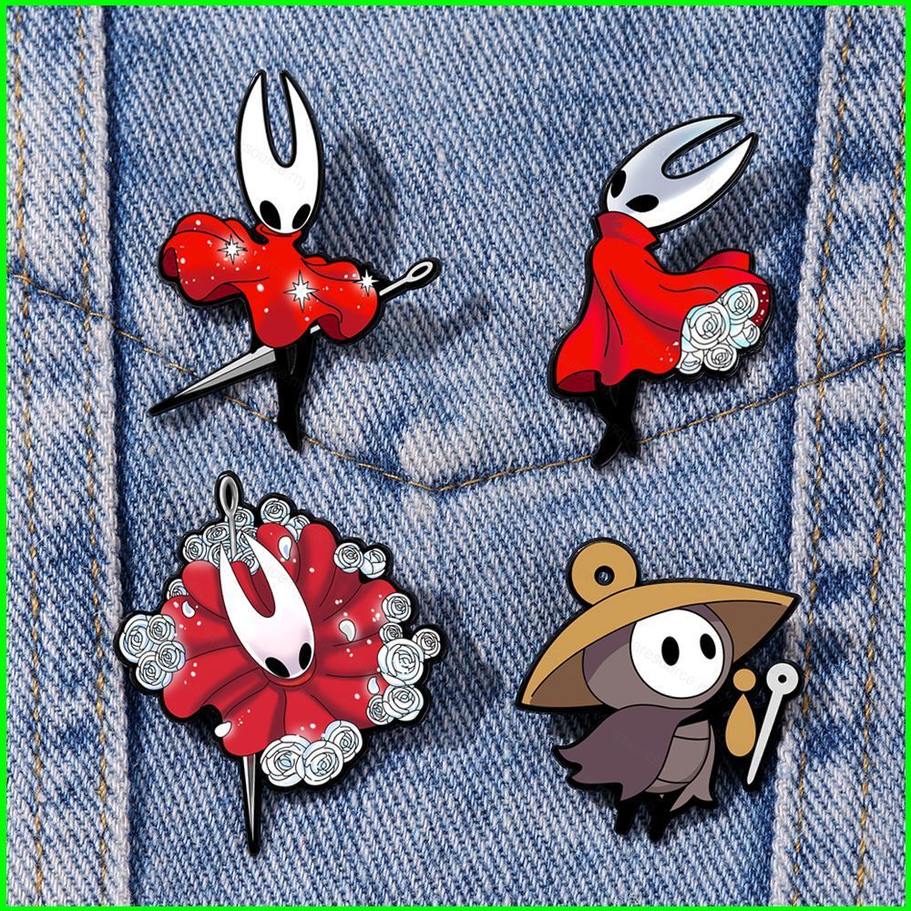 เข็มกลัดโลหะ Hollow Knight ลาย Hornets อัศวินผจญภัย