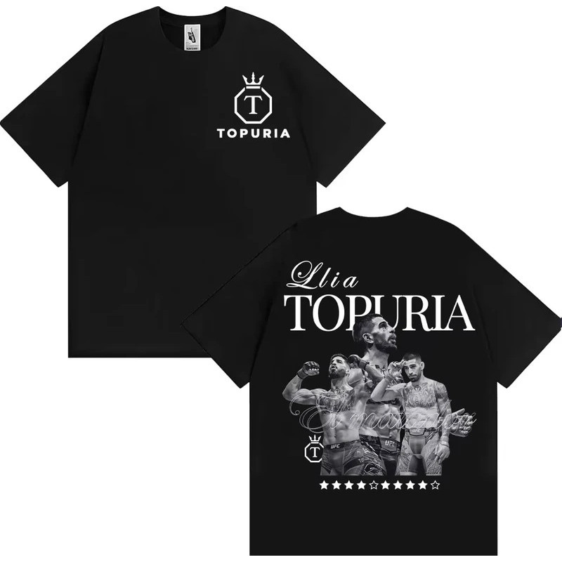 เสื้อยืด Limited El Matador Ilia Topuria เสื้อผ้าผู้ชาย แฟชั่นวินเทจ เสื้อยืดแขนสั้น ยูนิเซ็กส์ ผ้าฝ