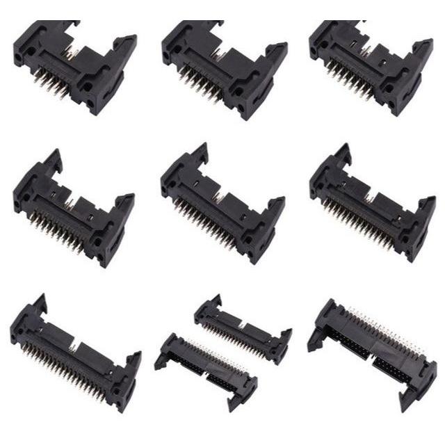 IDC 20 Pin ชาย CONNECTOR IDC 20PIN ชายพร้อม LOCK STRAIGHT [Elca]