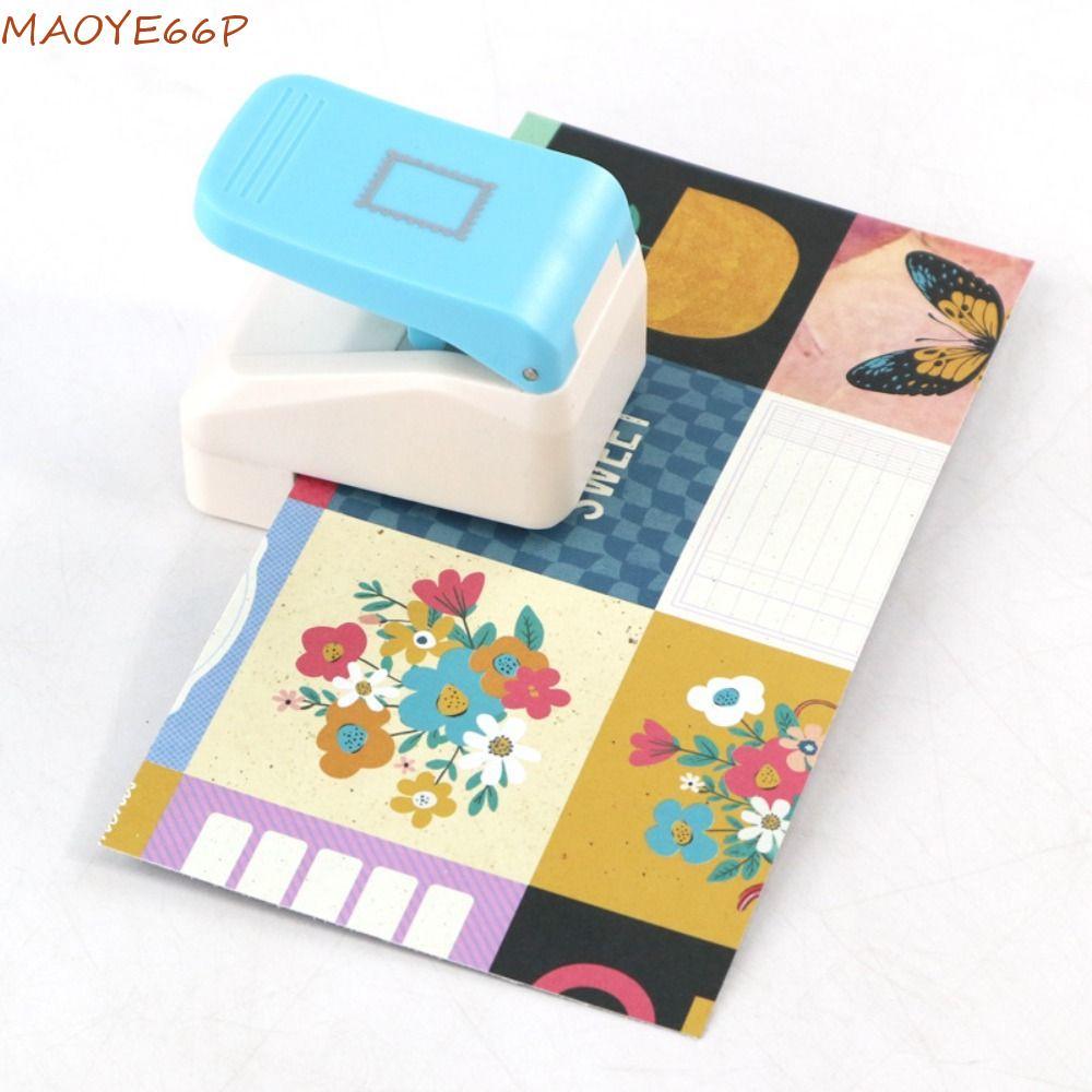MAOYE66P Stamp Border Punch, 2.87x2.39 ซม. ลายนูนสร้างสรรค์