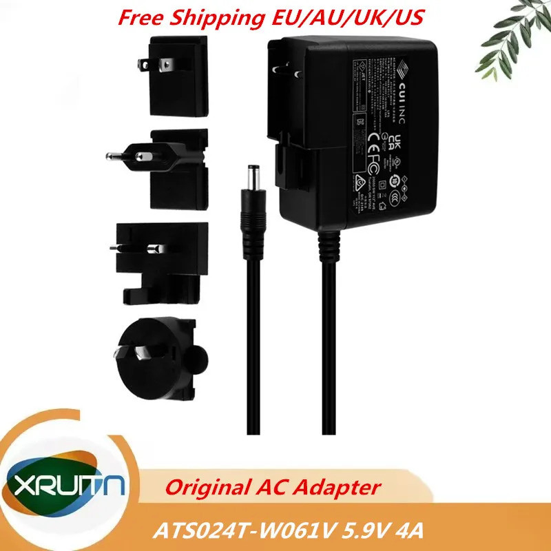 ของแท้ CUI INC ATS024T-W061V SMI18-5-V-P5 SMI36-5-V-P6 power adapter 5.9V4A 5V3A~5A US/EU/UK/AU ปลั๊