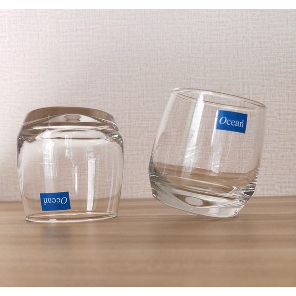 Ocean Ocean Ocean Ocean Ocean Glass แก้ววิสกี้ Cuban Cluck แก้ว Creative Cone ด้านล่างหมุน Non-Pour 
