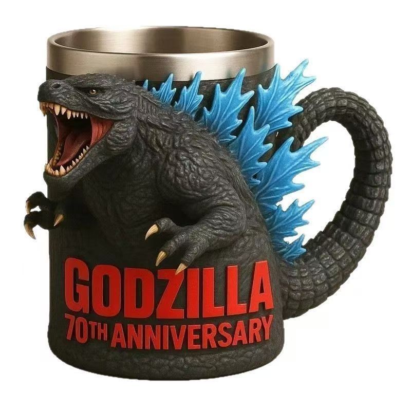 New Godzilla 70th Anniversary3Dmug Godzilla 70th Anniversary Mug [llb]