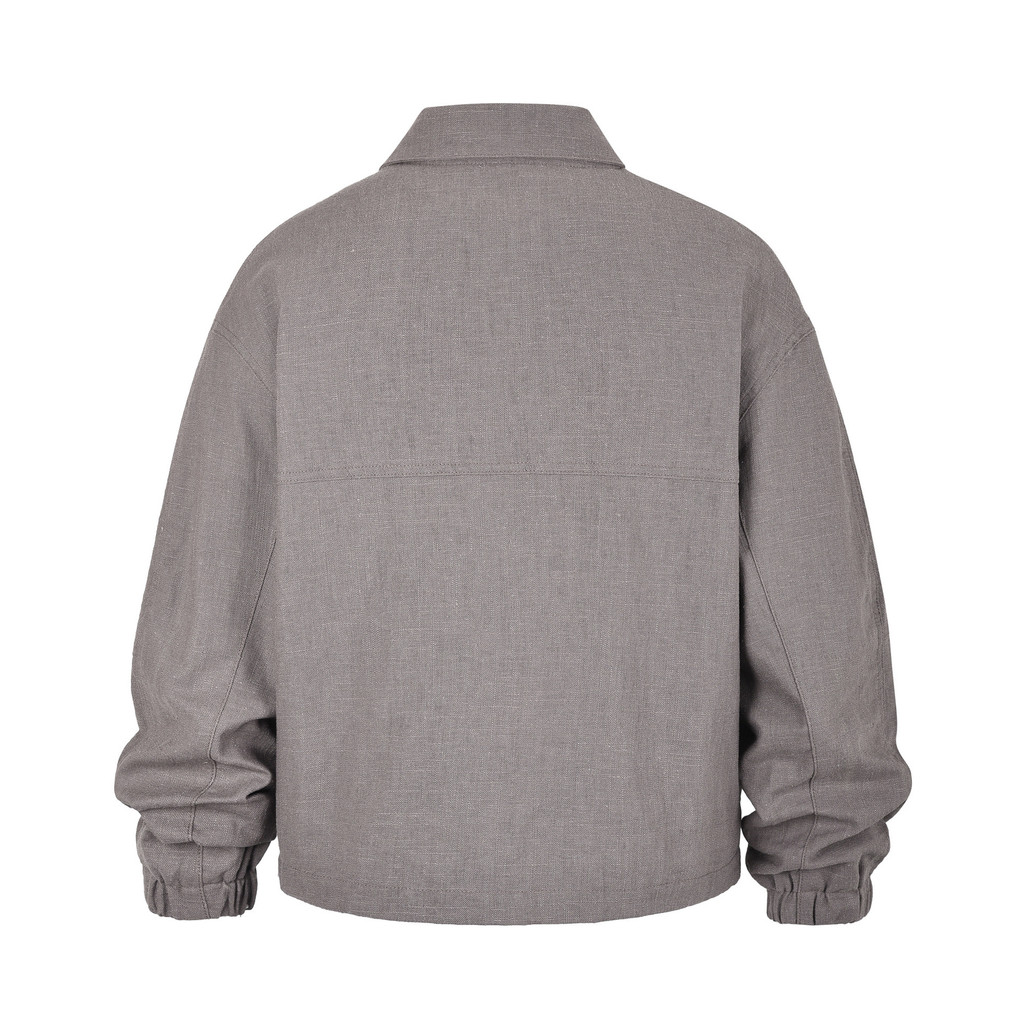 KPMG Vintage Old Money Style Linen Jacket for Men and Women, Solid Color Loose Casual Versatile Work