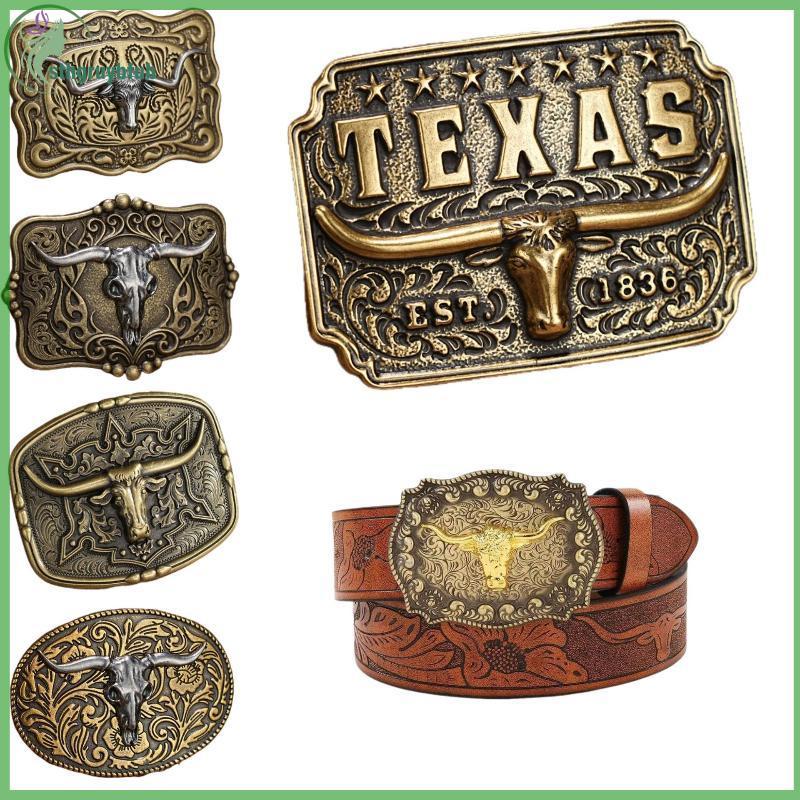 Sthb Western Vintage-Cowboy Rodeo Silver หัวเข็มขัดขนาดใหญ่ สําหรับผู้ชายผู้หญิง TW