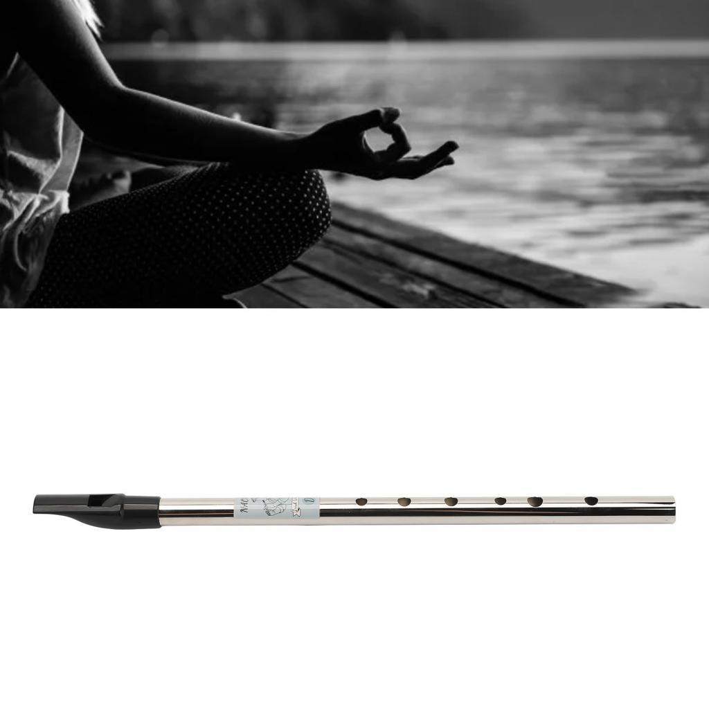 Yuhenshop Irish D Melody Flute Slim Design for Clear Musicians Aluminium Alloy