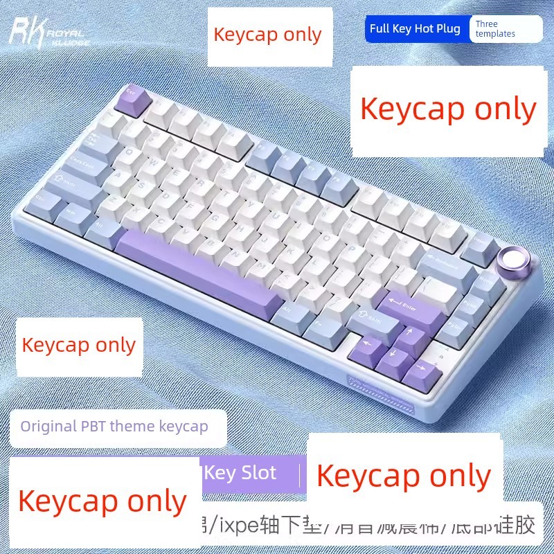 คีย์แคปใส keycap ใส R RKS75/R75PRO/R98/H81/H87/S98 และคีย์บอร์ดเครื่องกลอื่นๆ Original Keycaps PBT K