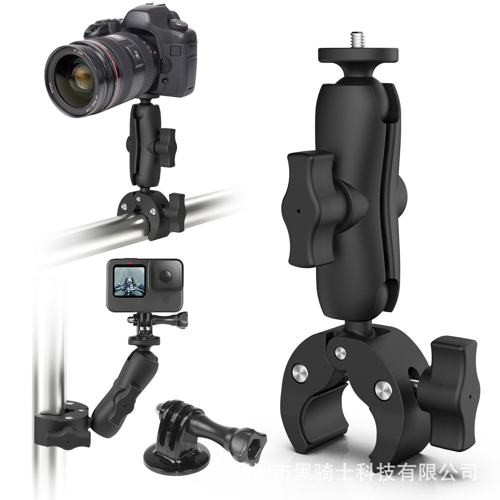 Staring วงเล็บกล้อง 25 มม.หัวบอลรถจักรยานยนต์ขี่จักรยานกลางแจ้งรถดูดถ้วย Fixing Bracket ยิงวงเล็บโทร