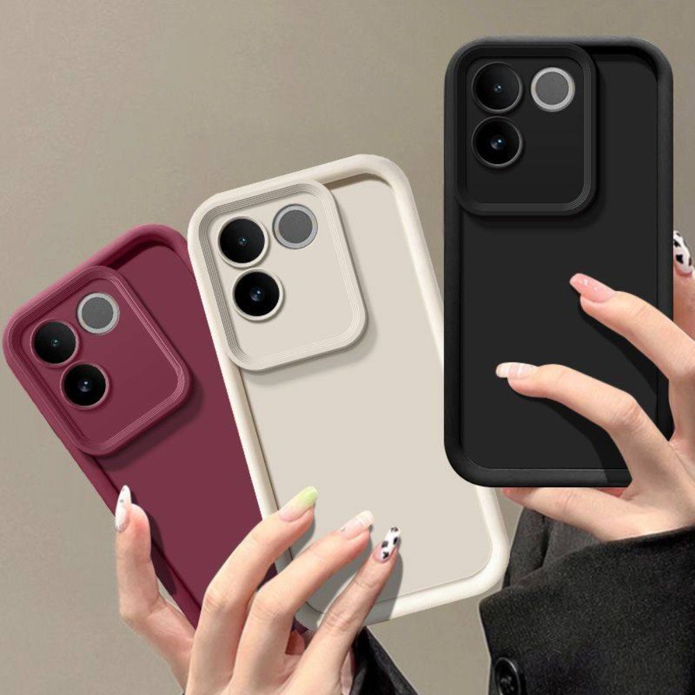 สําหรับVivo S17E V2285Aเคสโทรศัพท์Vivo S17eกรณีVivo T2 Pro 5GกันกระแทกสีทึบซิลิโคนปลอกIQOO Z7 ProG S