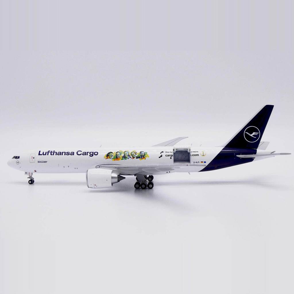 ใหม่ JC Wings XX40227C 1: 400 เยอรมัน Hensa Cargo เครื่องบิน B777F D-ALFI รุ่นเปิด