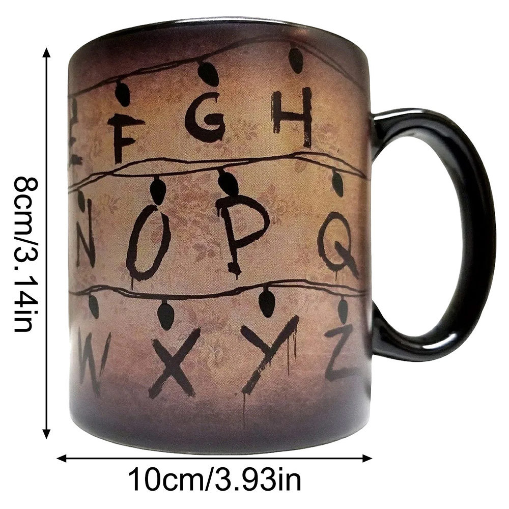 Stranger Lights 11oz Thermochromic Mug, Temperature Heat Sensitive Cup